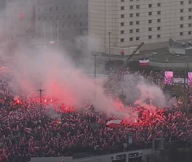 Złamali zakaz na marszu. Trzaskowski komentuje
