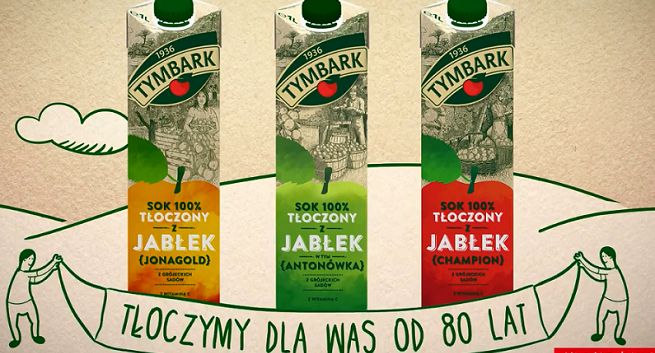 „Tłoczymy dla Was od 80 lat” w kampanii soków Tymbark (wideo)