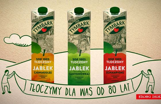 „Tłoczymy dla Was od 80 lat” w kampanii soków Tymbark (wideo)