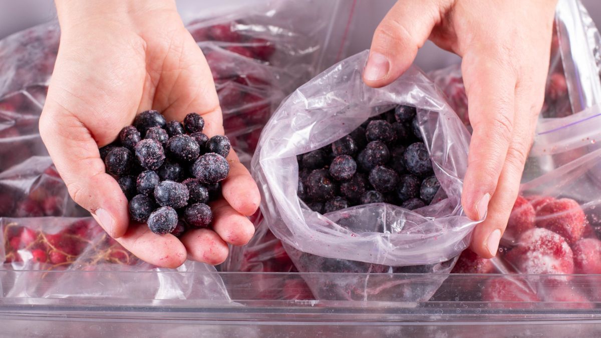 Mrożone owoce jagodowe