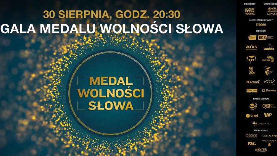 Medal Wolności Słowa to nagroda Fundacji Grand Press