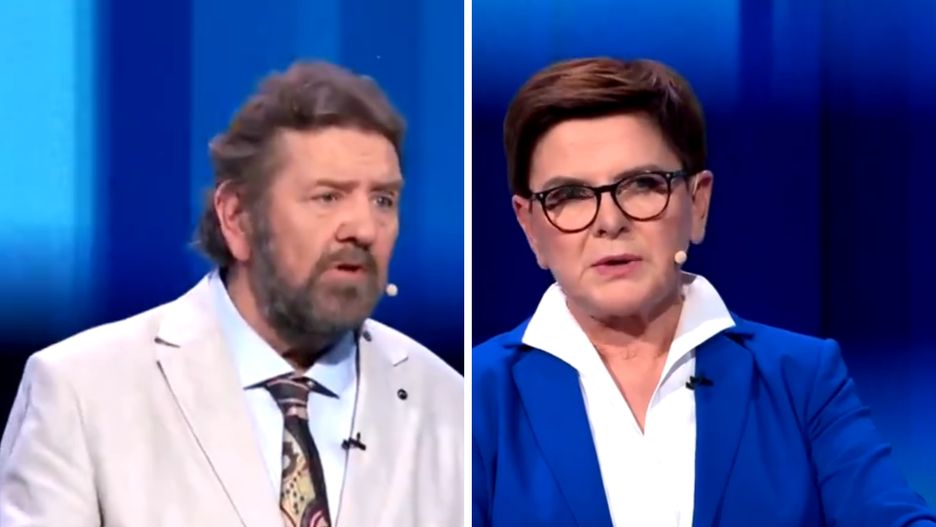 Stanisław Żółtek i Beata Szydło