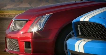Bitwa mocarzy - Caddy CTS-V vs. Ford Mustang GT500