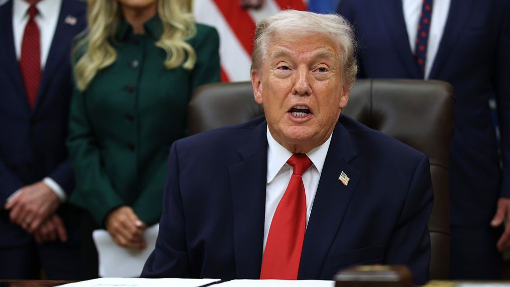 President Trump Makes Announcement On Addiction Recovery Programs In Oval Office
WASHINGTON, DC - JANUARY 29: U.S. President Donald Trump speaks in the Oval Office at the White House on January 29, 2026 in Washington, DC. The President is signing an executive order to coordinate a federal government response to drug addiction. (Photo by Samuel Corum/Getty Images)
Samuel Corum