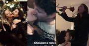Rozradowana Wieniawa całuje Antka na przedświątecznym "śledziku" (FOTO)