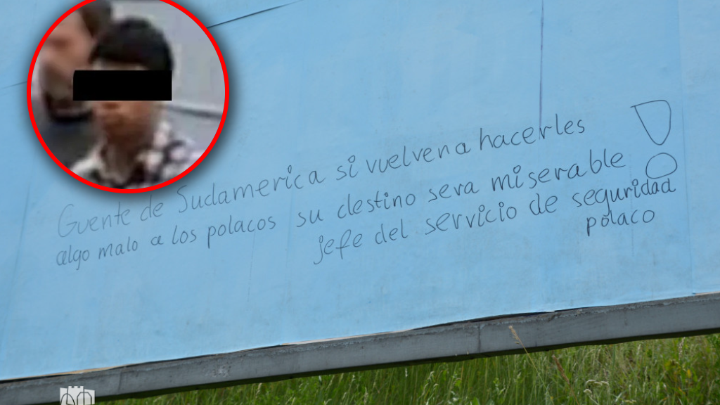 Taki napis pojawił się w Toruniu