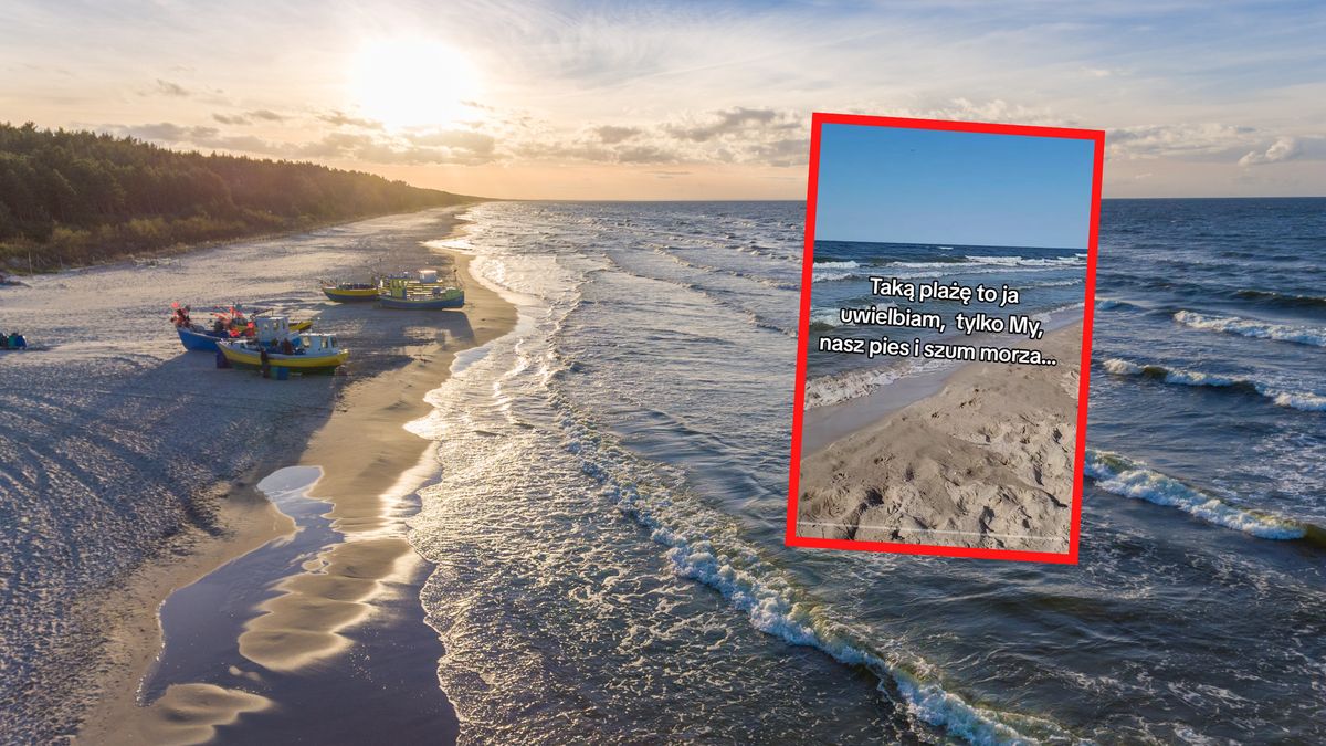 Pokazała nagranie z miejscowości Kąty Rybackie. Niektórzy mocno zazdroszczą