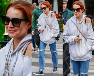 Lindsay Lohan lansuje modę na podarte bluzy za 3 tysiące złotych