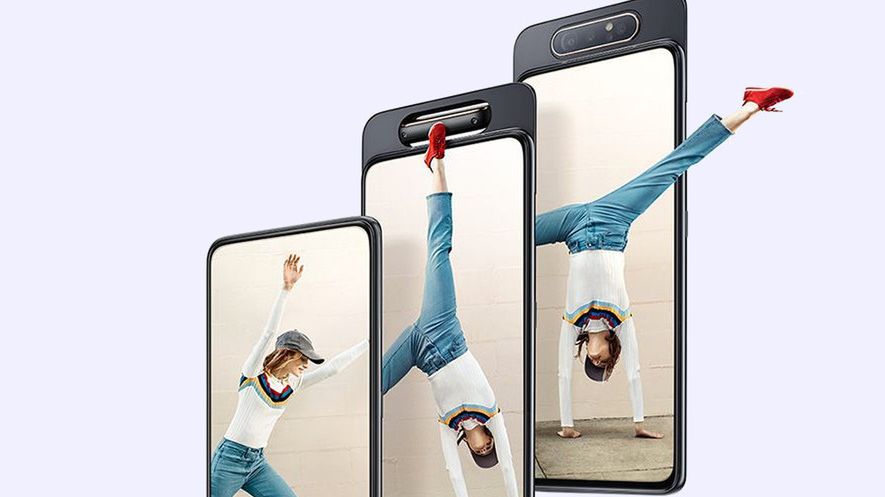 Samsung Galaxy A80 oficjalnie. Ma obracany aparat i ekran Infinity bez wcięcia 1