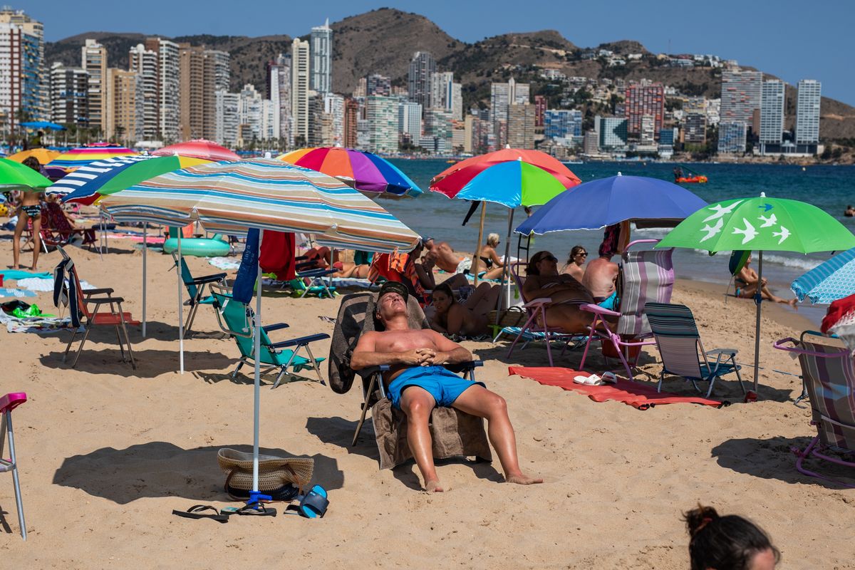 Plaża w hiszpańskim Benidormie 