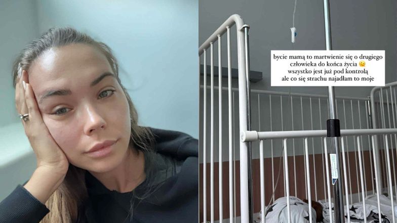 Sandra Kubicka poinformowała, że jej syn jest w szpitalu