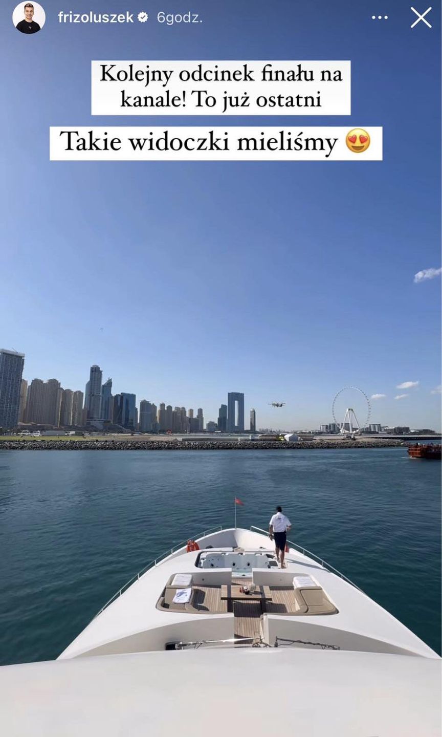 Friz świętował 28. urodziny na luksusowym jachcie w Dubaju