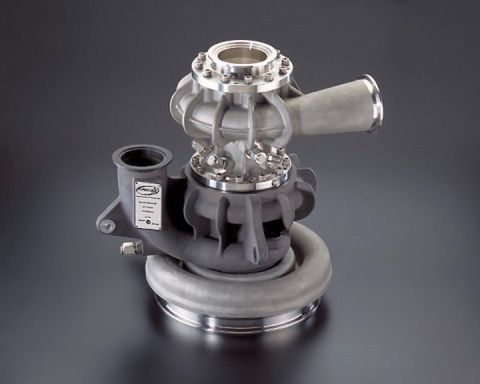 Turbopompa silnika Merlin (Fot. Spaceref.com)