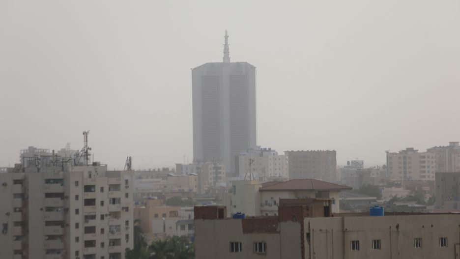 KHARTOUM, SUDAN - APRIL 25: A view of the city after the Sudanese Armed Forces and the paramilitary Rapid Support Forces (RSF) take a ceasefire for 72 hours in Khartoum, Sudan on April 25, 2023. (Photo by Stringer/Anadolu Agency via Getty Images)