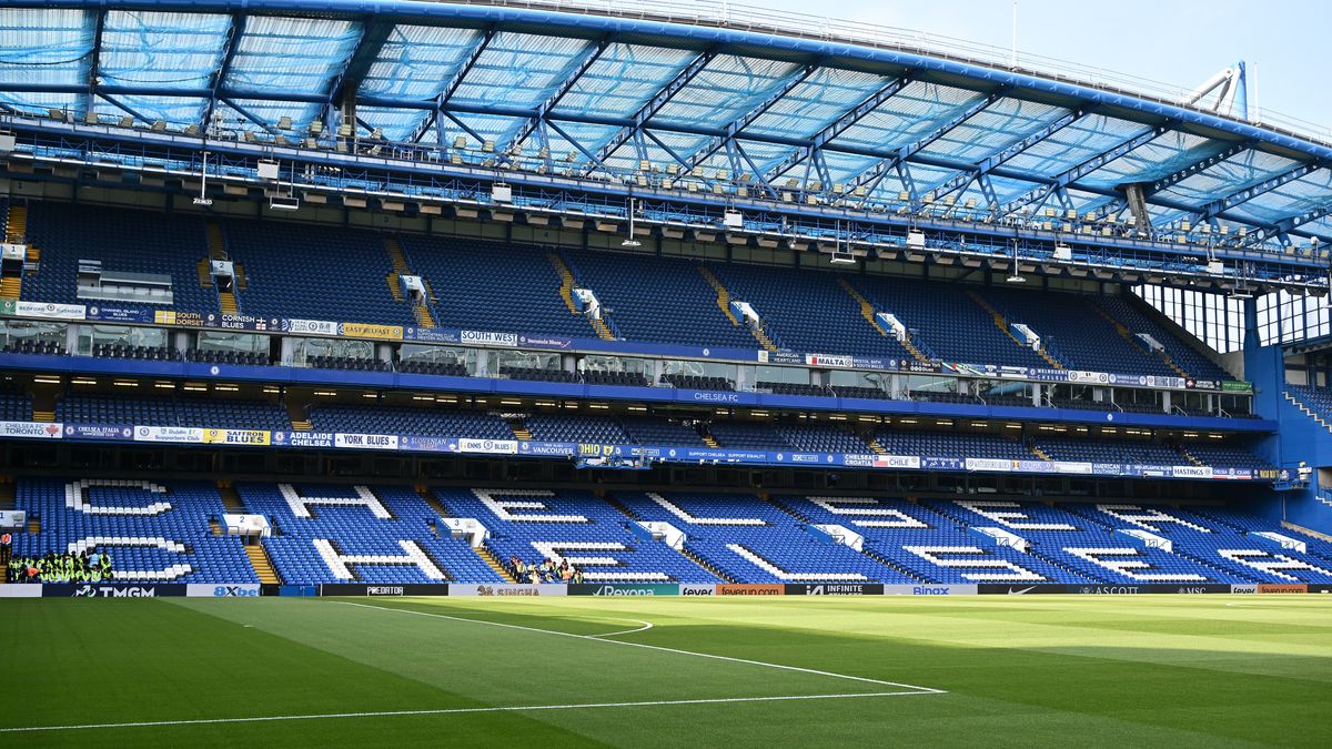 LONDON, ENGLAND - SEPTEMBER 1: a general view of the stadium before the Premier League match between Chelsea FC and Crystal Palace FC at Stamford Bridge on September 1, 2024 in London, United Kingdom. (Photo by Sebastian Frej/MB Media/Getty Images)