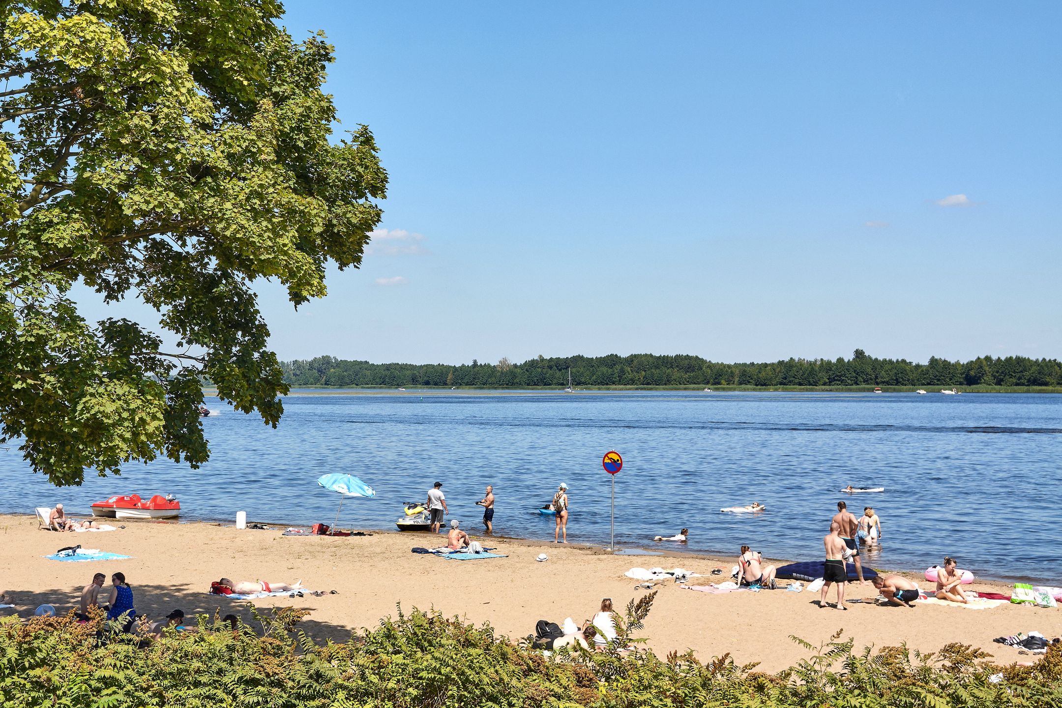Plaża miejska w Serocku 