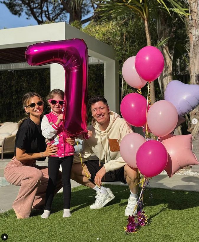 Anna Lewandowska z Klarą