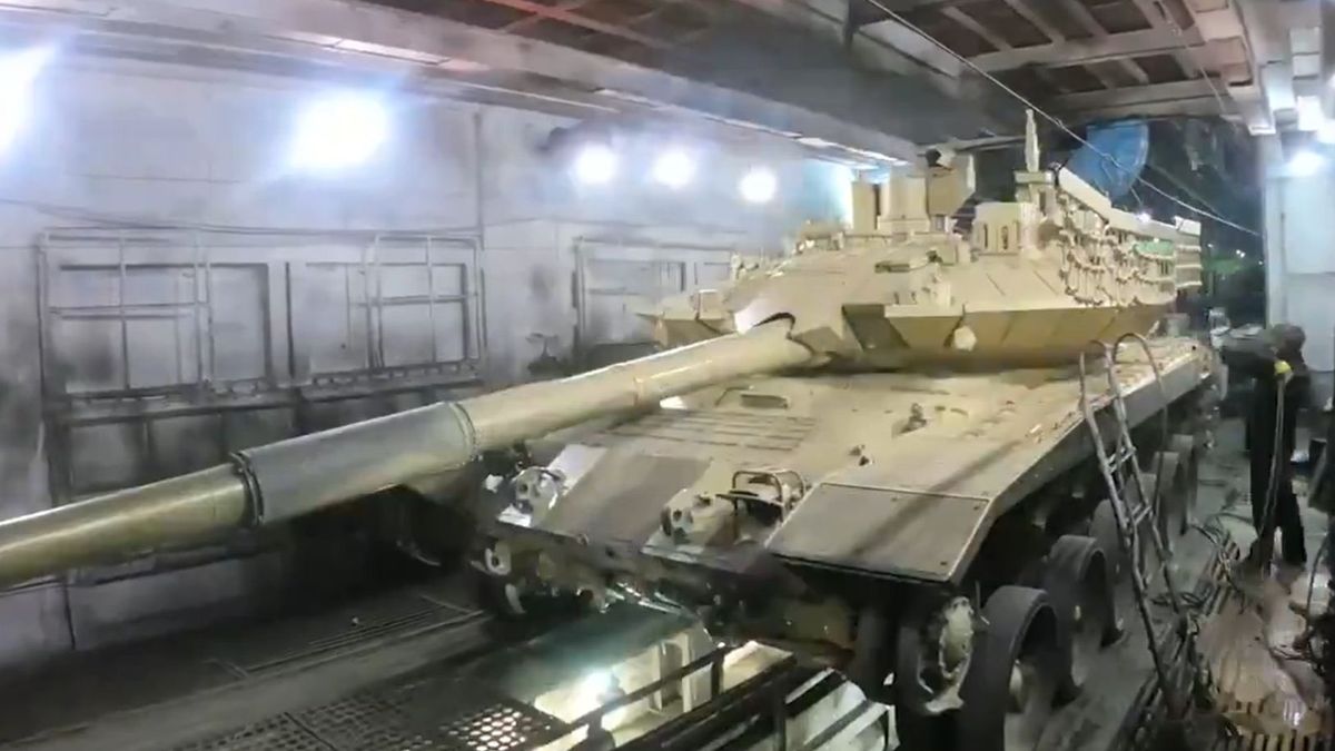 T-90MS w pustynnym kamuflażu