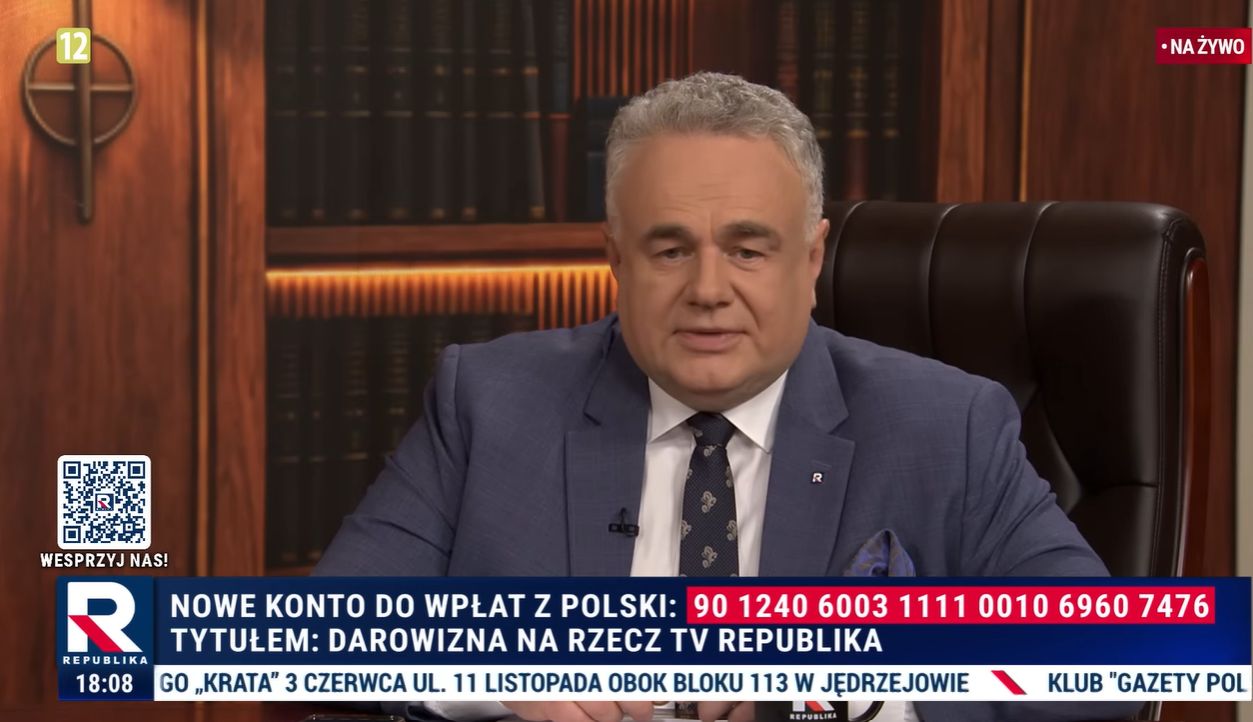 Sakiewicz idzie w ślady o. Rydzyka. Republika chce
