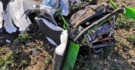 Śmigłowiec runął na ziemię z wysokości 90 metrów. Nikt nie przeżył