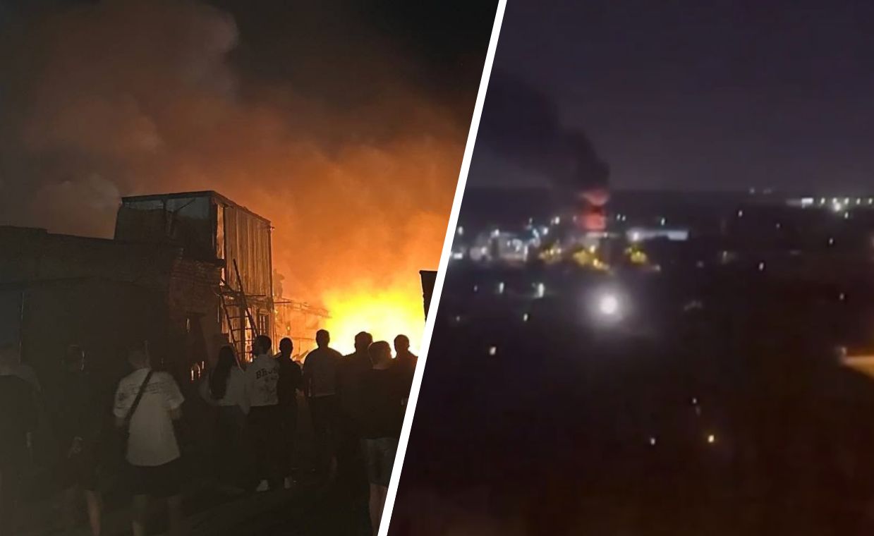Wielki pożar pod Moskwą. I rój dronów
