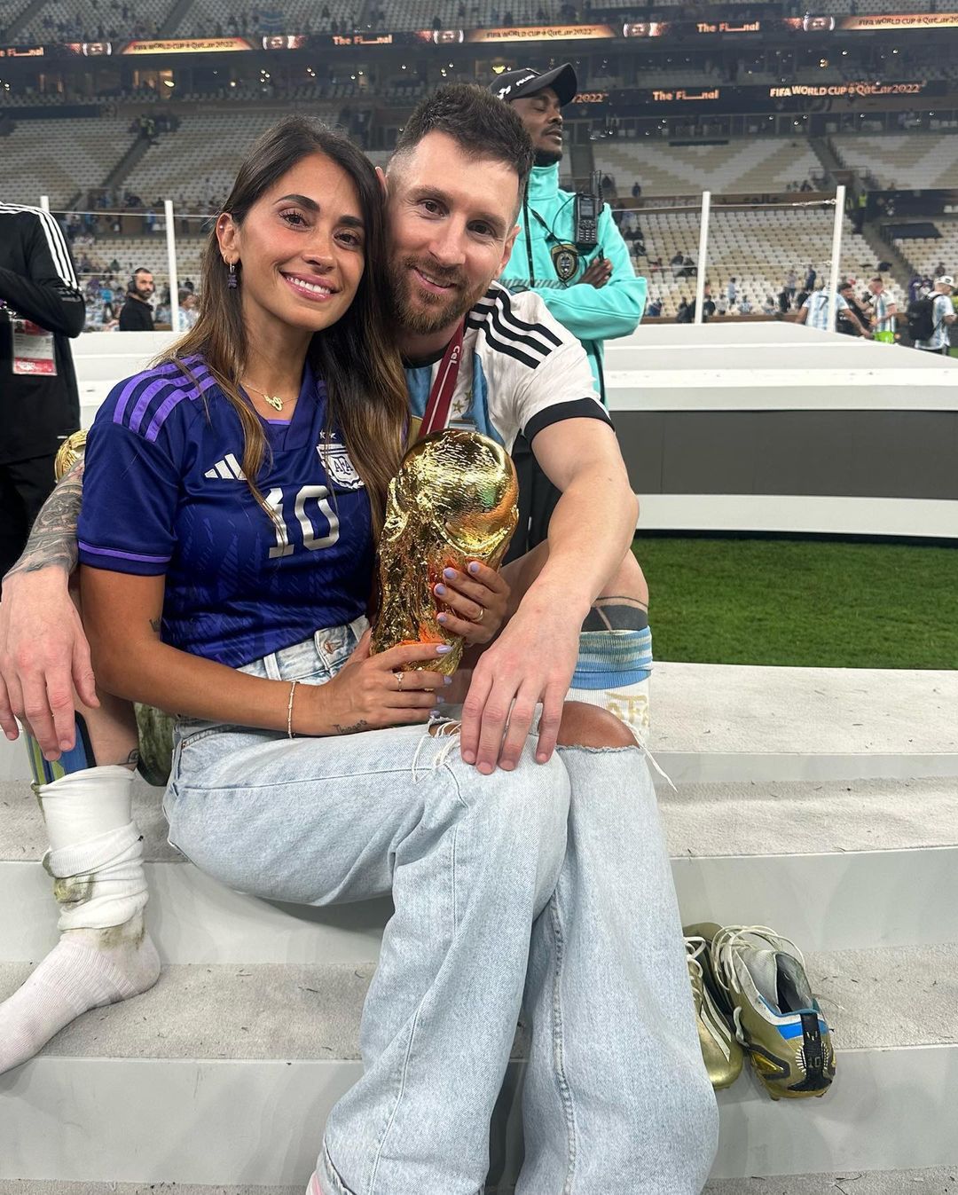 Leo Messi z żoną 