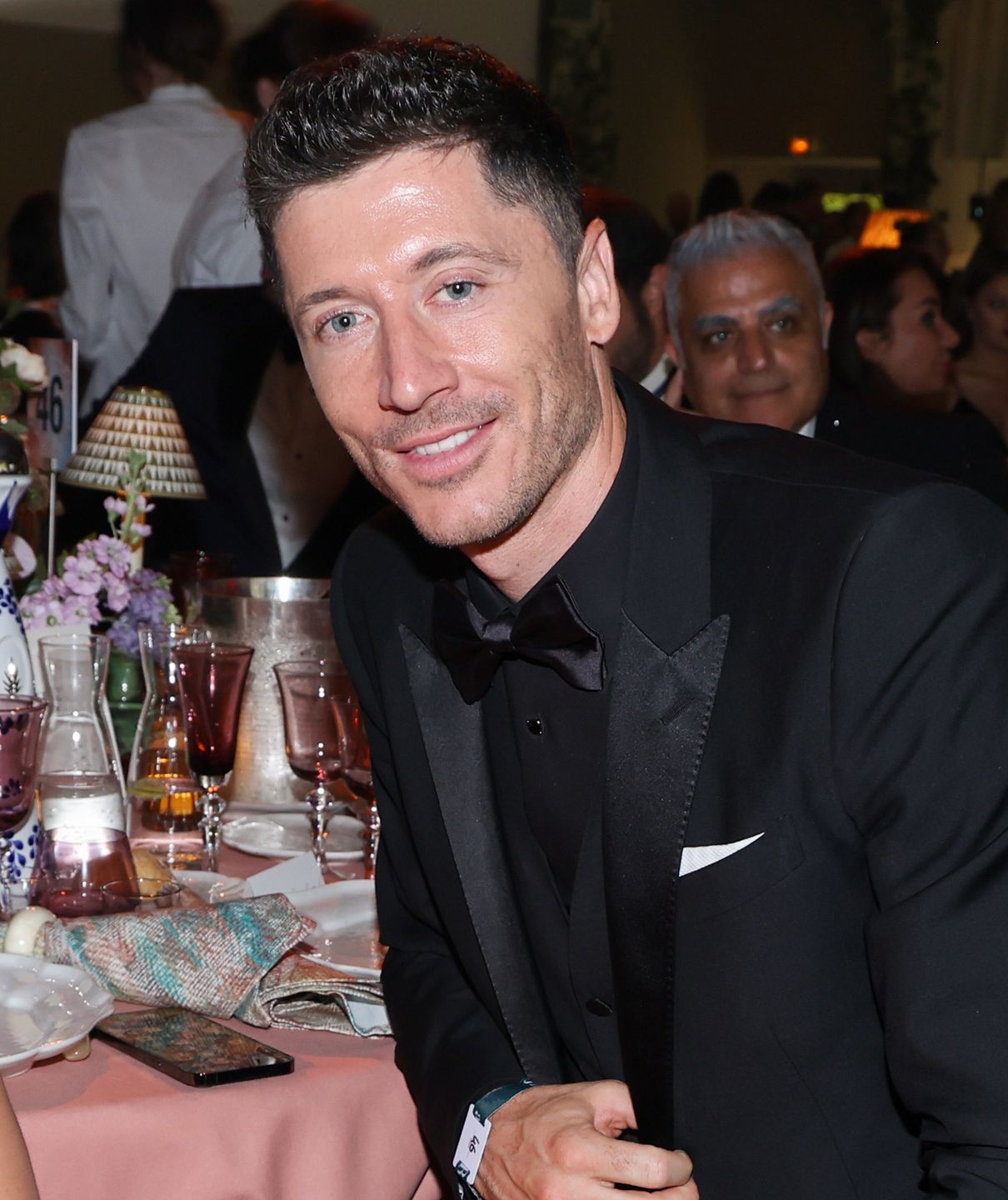 Anna i Robert Lewandowscy na gali amfAR