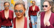 #TRENDY: Chrissy Teigen w dżinsach z dziurami