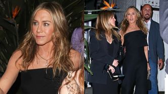 54-letnia Jennifer Aniston widziana pierwszy raz od pogrzebu Matthew Perry'ego. Wychodziła z klubu. Ikona? (ZDJĘCIA)