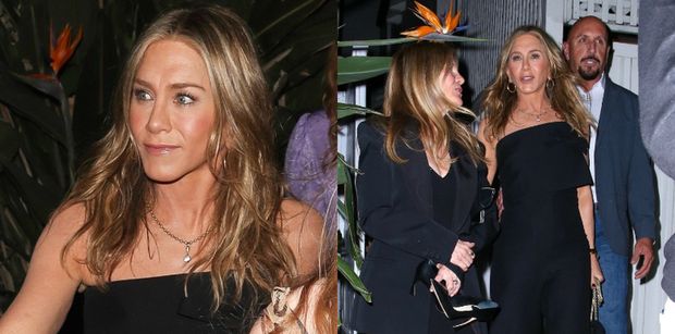 54-letnia Jennifer Aniston widziana pierwszy raz od pogrzebu Matthew Perry'ego. Wychodziła z klubu. Ikona? (ZDJĘCIA)