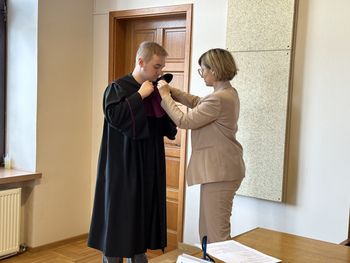 Oryginalna lekcja w Sądzie Rejonowym. Licealiści z Brzeska przeprowadzili symulację rozprawy