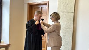 Oryginalna lekcja w Sądzie Rejonowym. Licealiści z Brzeska przeprowadzili symulację rozprawy