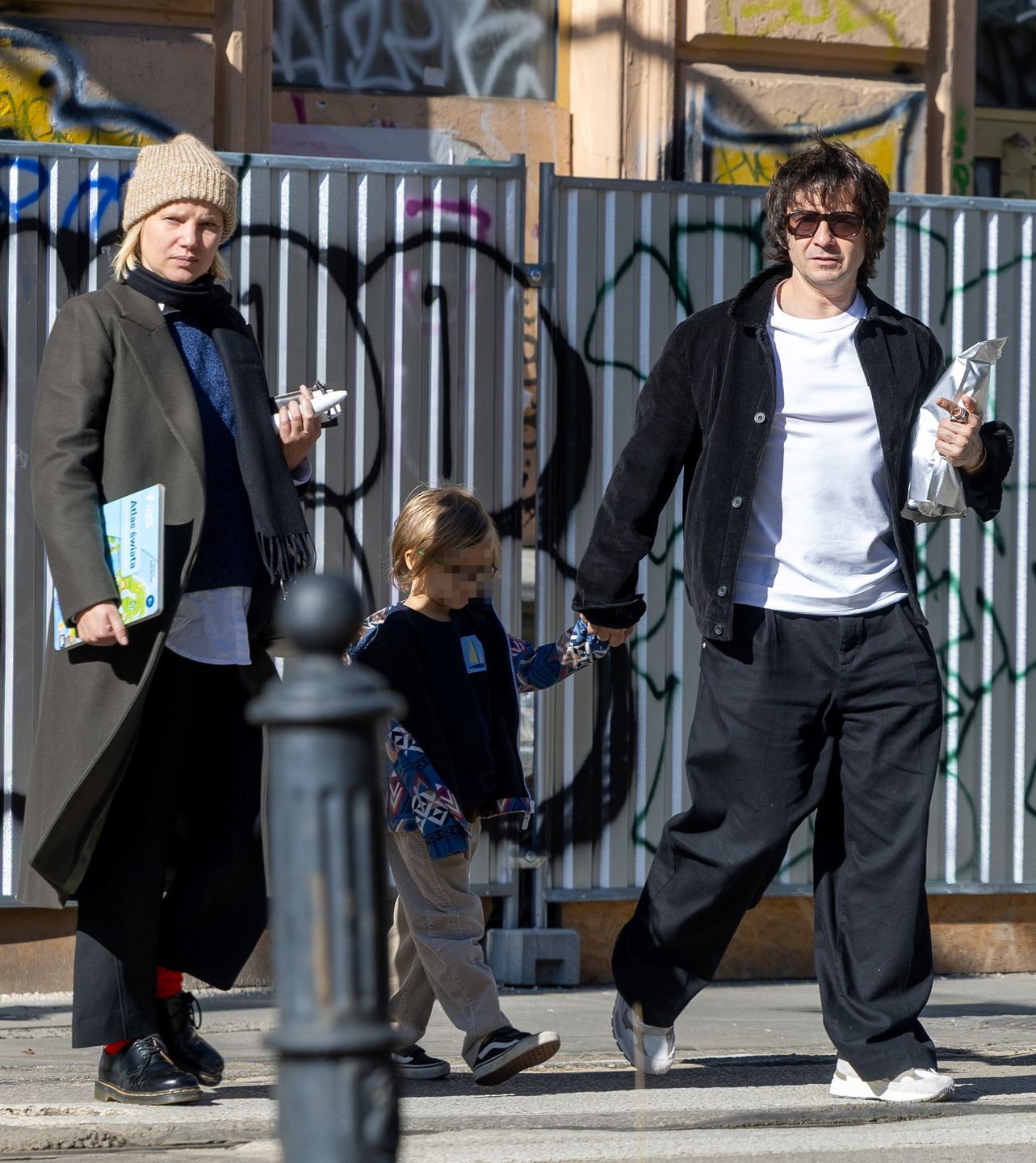 Joanna Kulig z mężem i synem