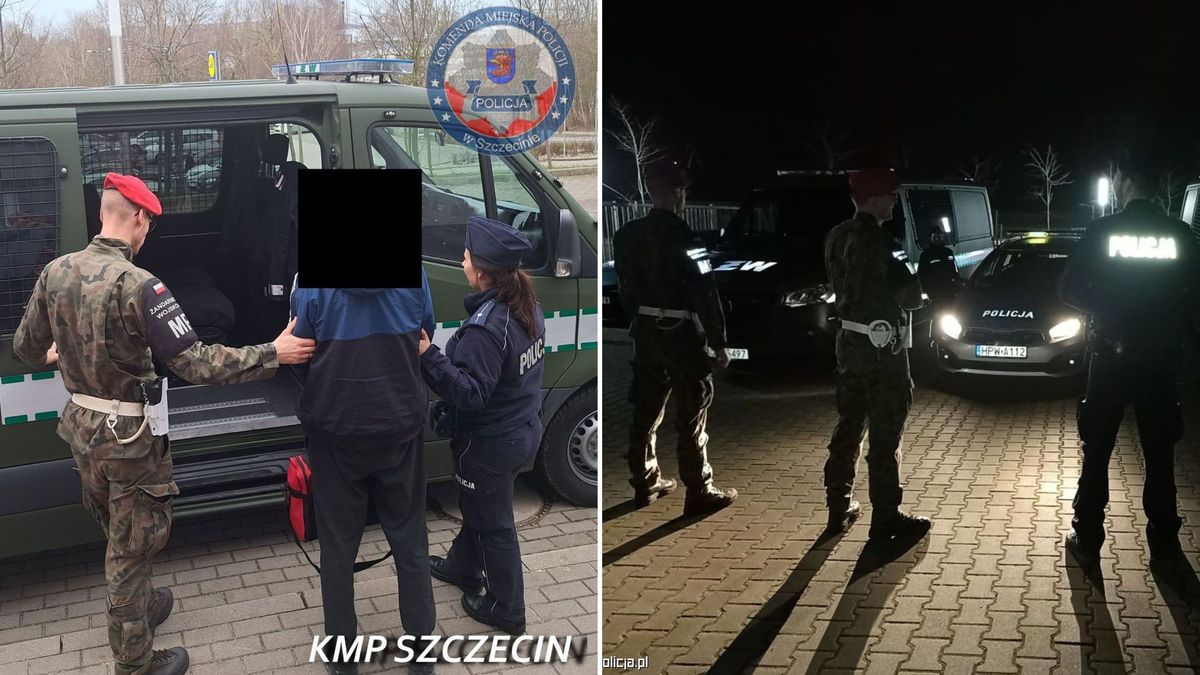 Poszukiwany ukrywał się w szafie