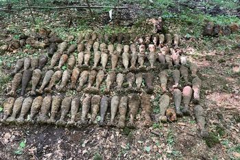 Akcja saperów w "dolinie śmierci". Znaleźli ponad 50 tys. wojennych "pamiątek"