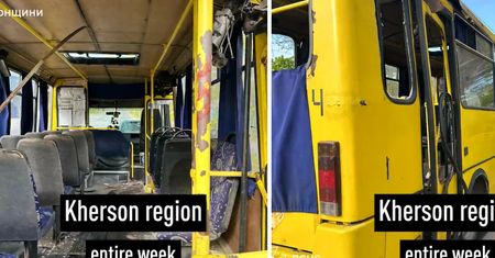 Rosjanie urządzili "polowanie" na cywilów. Zaatakowali minibus
