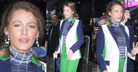 Blake Lively myśli, że chodzenie o lasce jest stylowe...