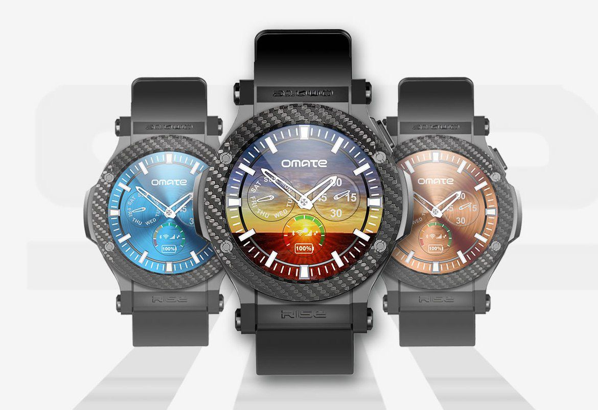 Omate Rise to ładny i funkcjonalny zegarek z Androidem. Smartfonowym Androidem