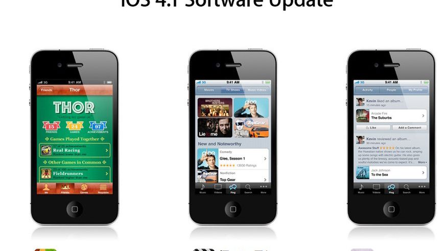 Jakich nowości możemy spodziewać się w oficjalnej wersji iOS 4.1? 1