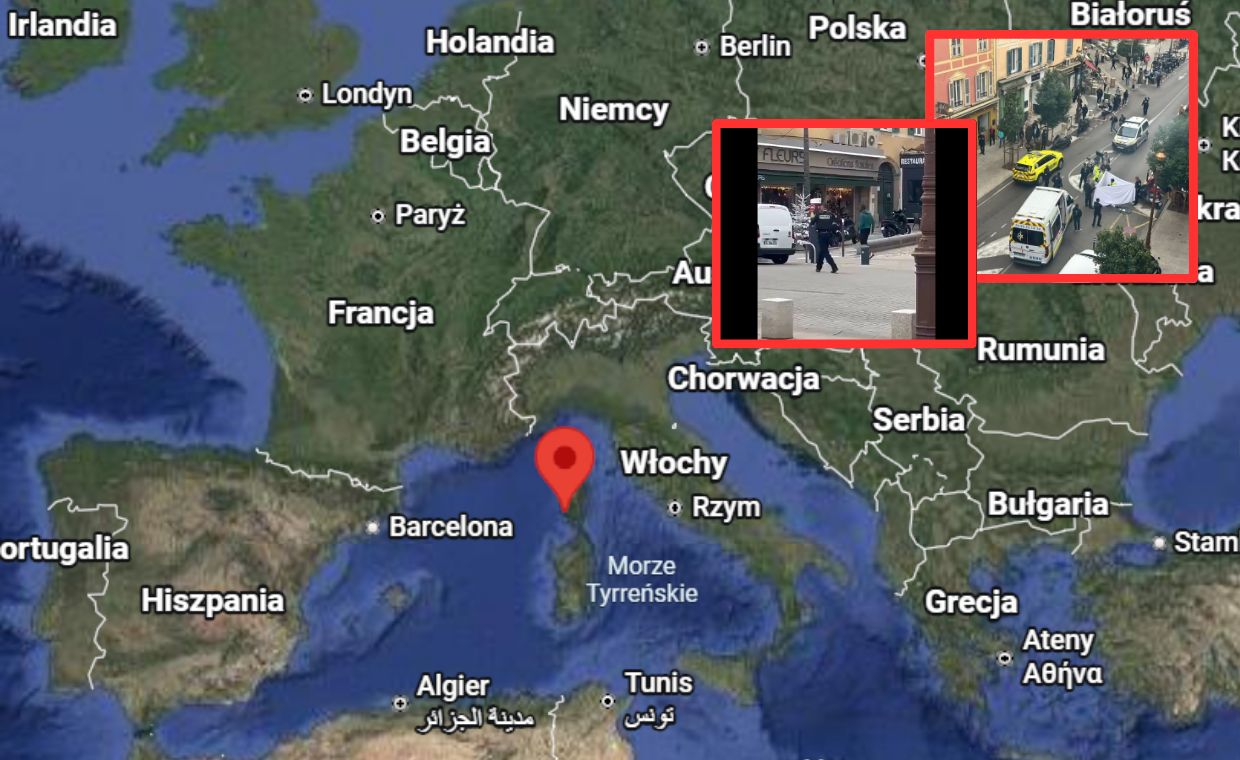 Korsyka: policja zastrzeliła nożownika, który groził przechodniom