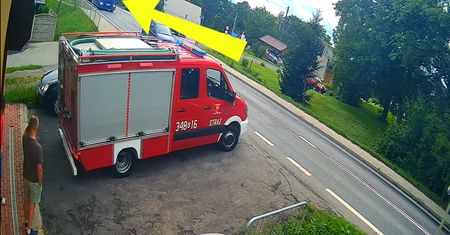 1 mln wyświetleń. Strażacy pokazali nagranie. Aż włos się jeży