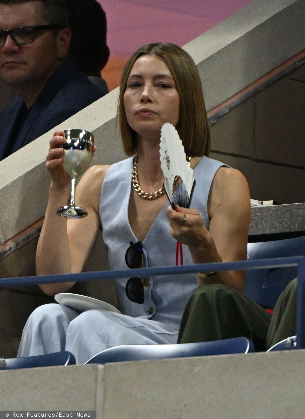 Jessica Biel na US Open