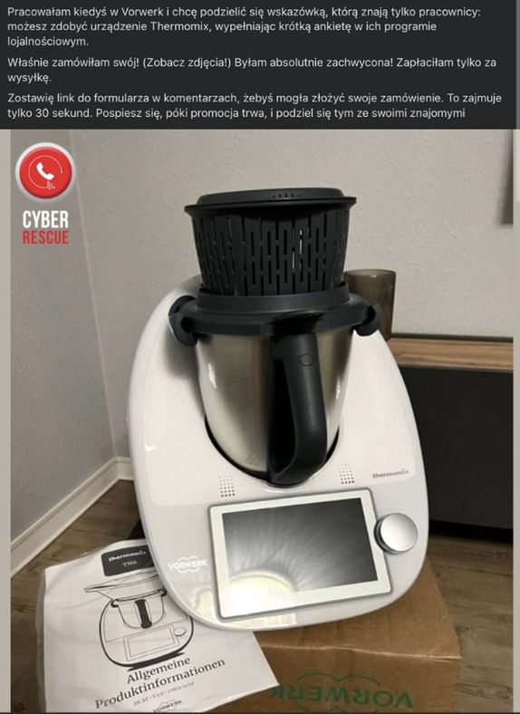 Oszustwo "na Thermomix"