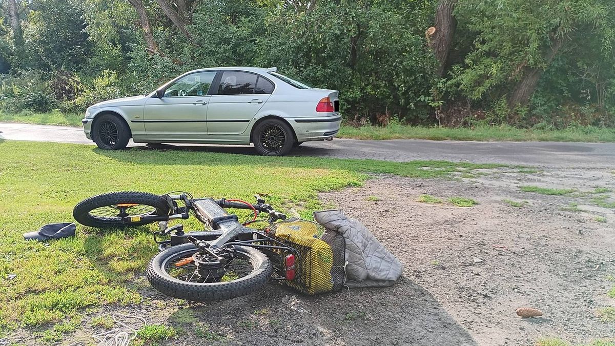 Kierowca BMW wjechał w rowerzystę