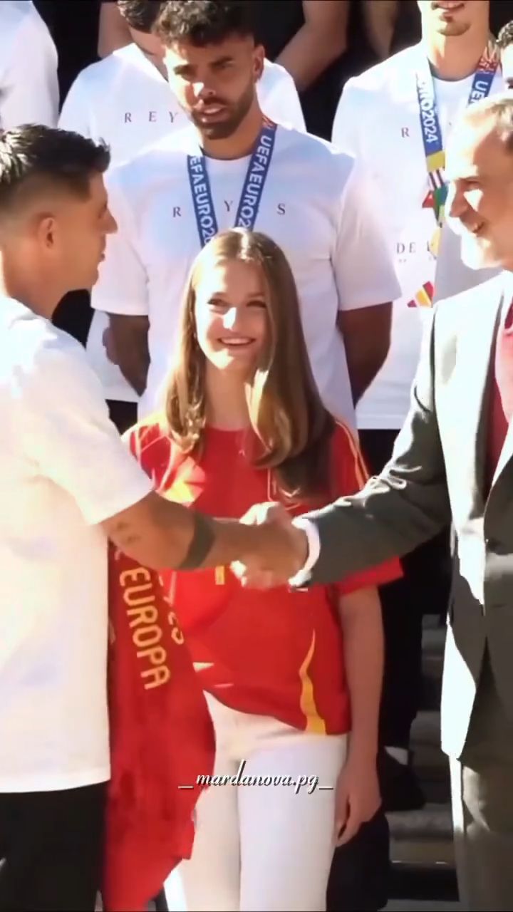 Spotkanie Gaviego z księżniczką Leonor