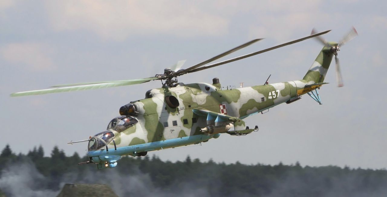 Białoruś oskarża Polskę. Mówi o polskich śmigłowcach Mi-24