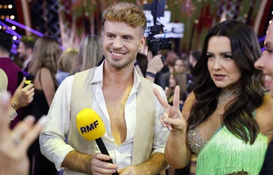 Kulisy "Tańca z gwiazdami" w RMF FM. Reporterem były uczestnik show