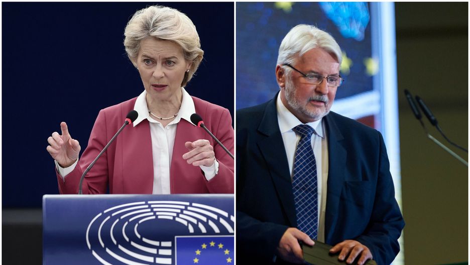 Von der Leyen o Janie Pawle II i Lechu Kaczyńskim. Waszczykowski: wyciera sobie twarz tymi ludźmi 