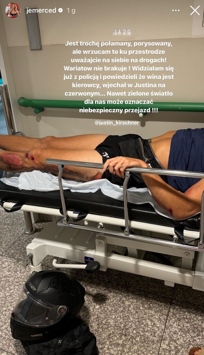 Brat Jessici Mercedes jest w szpitalu. Miał wypadek
