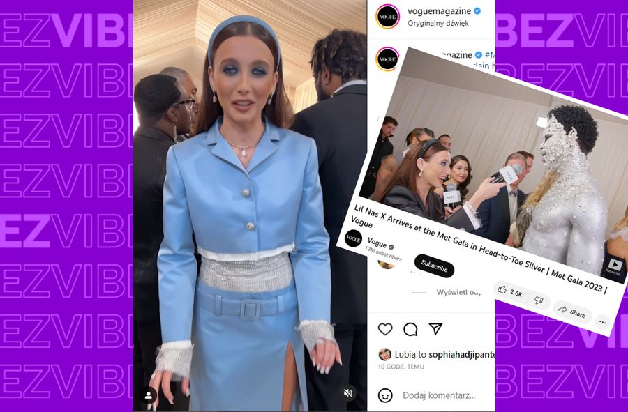 Emma Chamberlain dla "Vogue" na Met Gala 2023